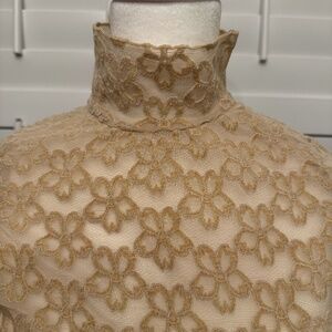 Line and Dot - Crossroads Lace Top - Size XS